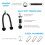 FASPUP Cable Pulley System Home Gym, Lat Pull Down Pulley System with Tricep Rope Cable Machine Attachments for LAT Pull Down, Arm Back Shoulder 3