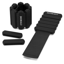 DOOHALO Ankle Weights Wrist Weights for Women Adjustable Weights Arm Leg Weighted Wristbands for Walking Pilates Yoga Aerobics 2 Pieces in Set 2lb per
