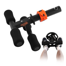 Fitarc Tib Bar, Tibialis Trainer, Tibia Dorsi Calf Raise Machine, Knees Over Toes Equipment for Strengthening Calves/Shins/Ankles, Black, Fits 2"