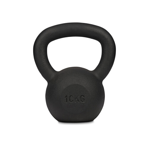 Athlyt Cast-Iron Kettlebell, 10kg, Black 1