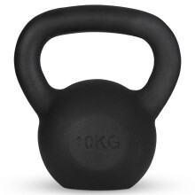 Athlyt Cast-Iron Kettlebell, 10kg, Black