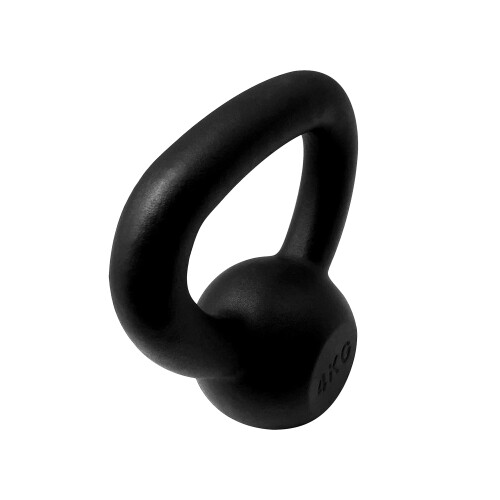 Athlyt - Cast Iron Kettlebell for Strength Training, 4 kg, Black 1