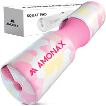 Amonax Barbell Squat Pad, Extra Thick Foam Padding for Neck & Shoulder Support, Heavy Duty Gym Fitness Workout Cover for Women Hip Thrusts, Weight