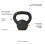Athlyt - Cast Iron Kettlebell for Strength Training, 4 kg, Black 5