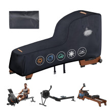 Rowing Machine Cover Waterproof,Heavy Duty 420D Concept 2 Rowing Machine Covers,Outdoor Protective Cover for Concept 2,with Waterproof Strip,Windproof