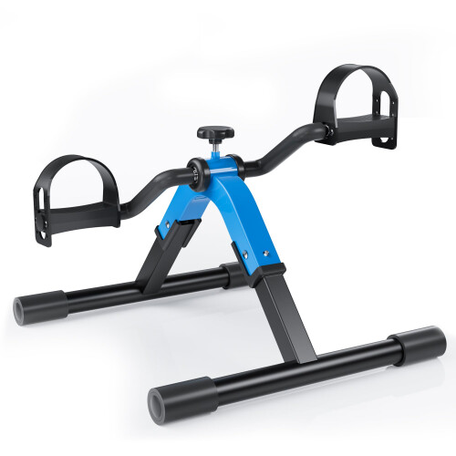 Pedal Exerciser mini Exercise Bike for Leg and Arm Exercise Foldable