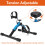 Pedal Exerciser mini Exercise Bike for Leg and Arm Exercise Foldable 4