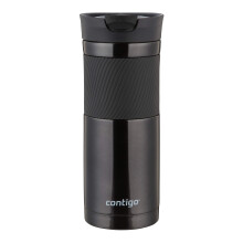 Contigo Byron Snapseal Travel Mug | Stainless Steel Thermal Mug | Vacuum Flask | Leakproof Tumbler | Coffee to Go Mug with BPA Free Easy-Clean Lid |