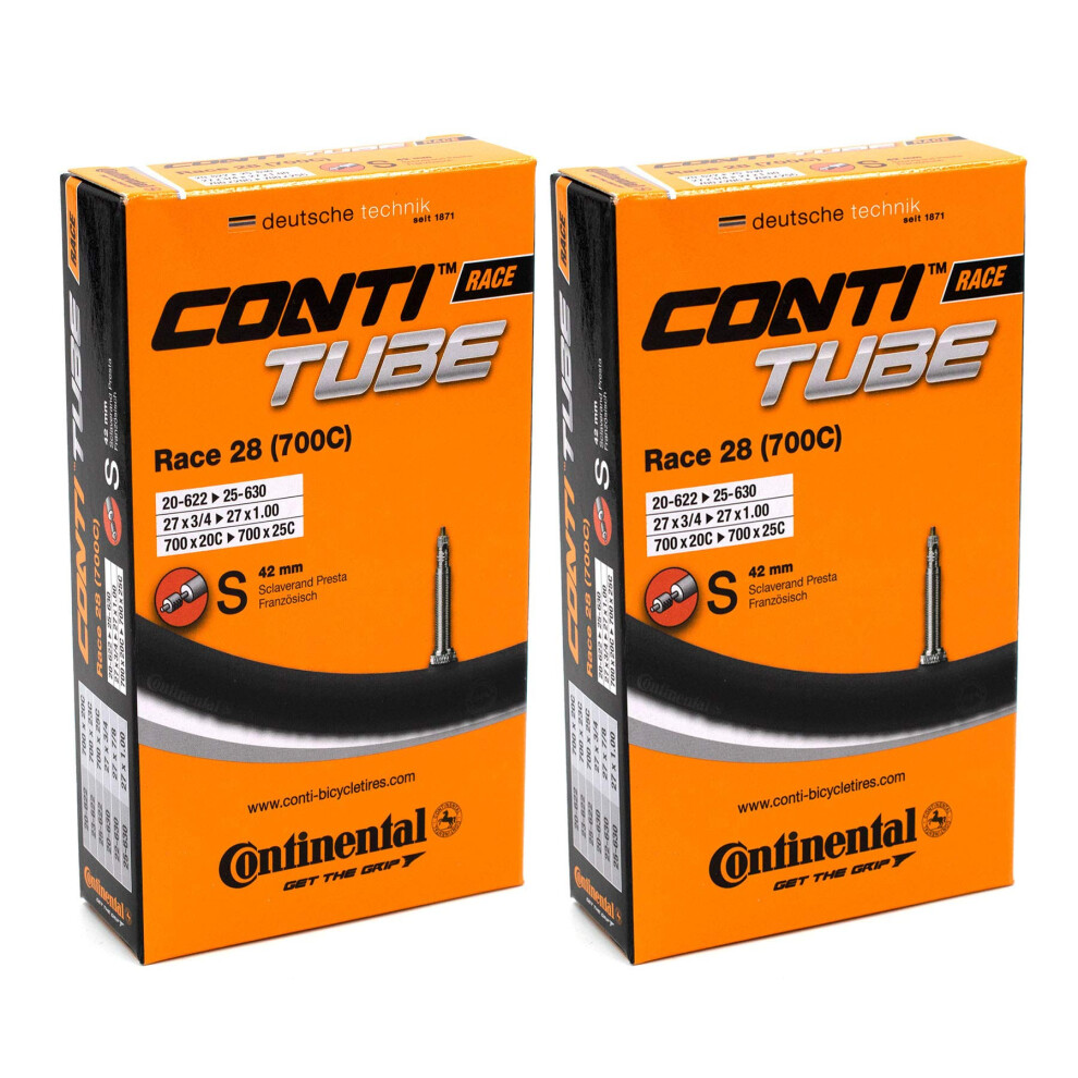 Continental 2X Schlauch 18-25/622-630 S42 Race 28, Black