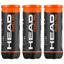Head Padel Pro WPT Pack of 3 Cans of Padel Balls
