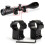 YONCONO 1" High Profile Scope Mounts Rings for 11mm Dovetail Rail,2Pcs 4