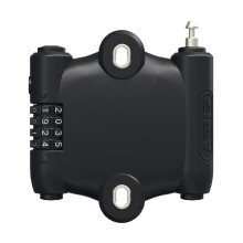 ABUS extendable cable lock - SportFlex 2504 - bicycle lock for mounting under the bottle cage - combination lock - lightweight, flexible, space-saving