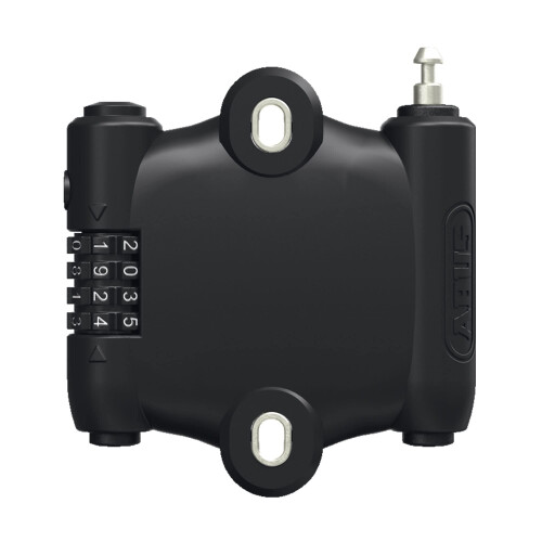 Abus ABUS extendable cable lock - SportFlex 2504 - bicycle lock for mounting under the bottle cage - combination lock - lightweight, flexible, space-saving