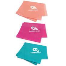 Coresteady Resistance Band For Men & Women - Exercise Band to Build Strength, Flexibility, Muscle & Tone - For Fitness, Stretching, Pilates, Physio &