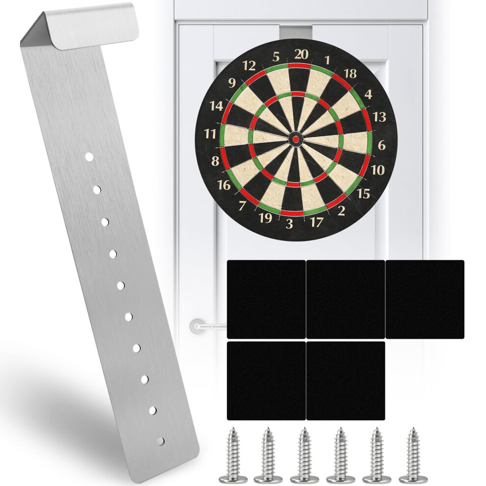 Cishow Dartboard Bracket, Dart Board Hanging Kit, Dartboard Holder, Dartboard Fixing Kit, Wall Mounting Bracket Hooks For Hanging Screw Hook Set, Wall