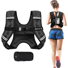 BAGAIL Weighted Vest for Strength Training, Bust Size Adjustable, Convenient Pocket, Iron Sand Weighted Vests, Ideal for Gym Workouts, Yoga Training