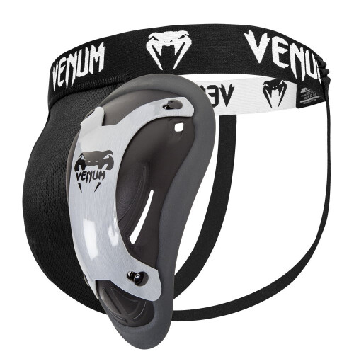 Venum US-VENUM-1062 Competitor Groin Guard and Support - Black/Black, Medium
