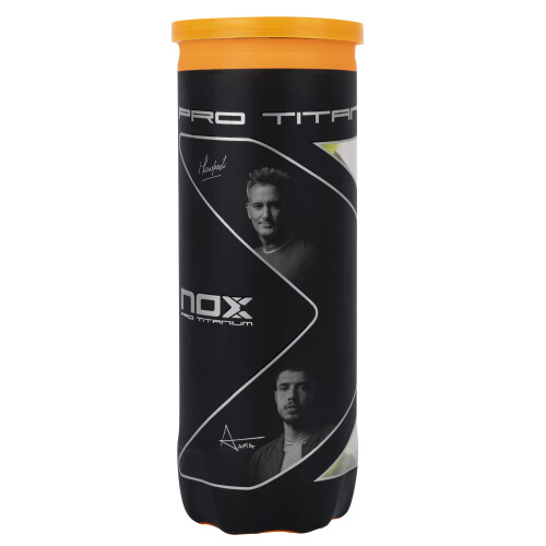 NOX Pot of 3 Pro Titanium Padel Balls 2