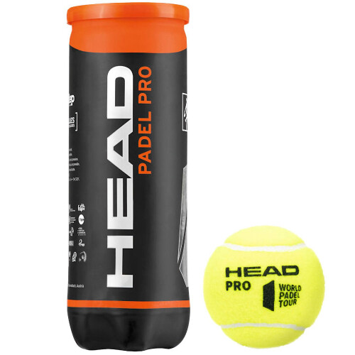 HEAD HEAD Pro Paddle Ball Container, Yellow, One Size