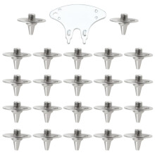 Be In Your Mind 22pcs Replacement Metal Cricket Spikes Screw In Studs Cleats Pins With Spanner For Light Weight Cricket Shoes Golf Shoes Thread