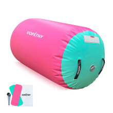 VOFiTNY Gymnastics Air Barrel Octagon Mat Tumbler 100cm x 60cm Back Handspring Trainer for Home/Gym/Tumbling, Without Pump