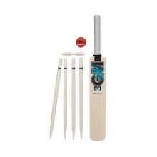 Gunn & Moore GM Young Gunn Cricket Set | Diamond | Cricket Bat, Soft Ball, Batting Gloves, Stumps & Bail and Carry Bag | Size 3