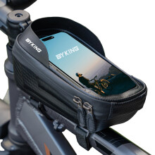 Byking Phone Holder, Waterproof Cycle Frame Bag, Top Tube Bike Accessory for Phones Up to 6.7", "Bicycle Frame Bag, MTB Accessory, Cycling Gift for