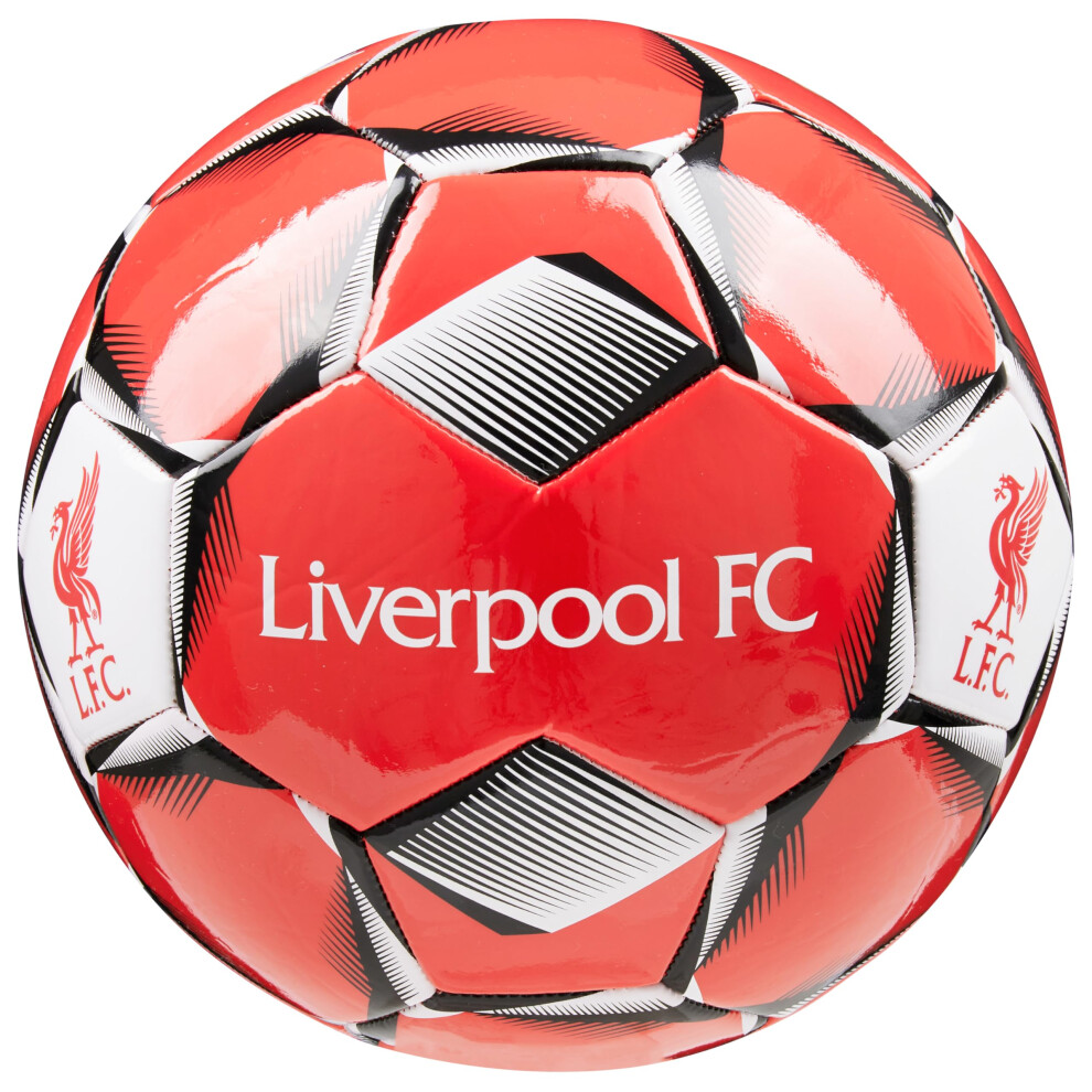 Liverpool Fc Liverpool F.c. Football Soccer Ball For Adults Teenagers Kids Training Football Size 3, 4 Or 5 Liverpool Merchandise (, Size 5) Red