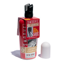 SMOOVE Bicycle chain lube with Luberetta nozzle applicator. Long lasting wax chain lube for Road cycling, MTB, Cyclocross, E-Bike 125ml