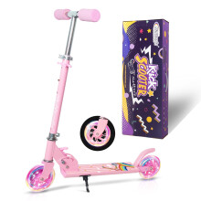Nattork Scooter for Kids Ages 3-8 ? Kick Kids Scooters for Girls Boys Light up Wheels Portable Lightweight Folding Design with Reducing System and