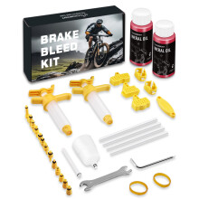 CHUMXINY Brake Bleed Kit for SHIMANO, TEKTRO, TRP Hydraulic Disc Brakes.Mountain Bike Brake Bleed Kit Includes Transparent Funnel, 120ML Mineral Oil
