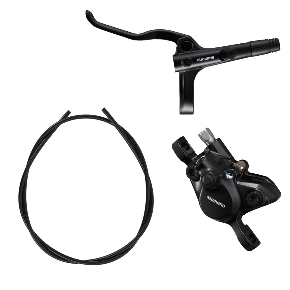 Shimano Non-Series Mtb Br-Mt200 / Bl-Mt200 Bled Brake Lever/Post Mount Calliper, Rear Left Black