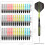 MageRabbit Dart Accessories kit, PC shafts, Flights, Flight Savers, Sharpener, O-Rings 4