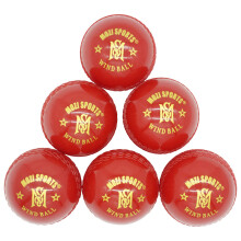 Mozi Sports Windball Soft Cricket Balls-Durable Realistic Bounce & Swing-Cricket WindBalls for Indoor & Outdoor Coaching,Practice, Garden & Beach play