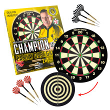 Harrows Dart Board Family Game I Dart Board Set I Dartboard with 6 Darts I Darts Board with over 10 Games I 6 Darts Set With Board