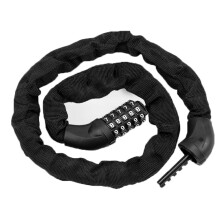 ZCYLPT Bike Lock Combination, 1.2m x 6mm Heavy Duty Bike Chain Lock with 5-Digit Resettable Code - High Security Cut Resistant Bicycle Lock for eBike,
