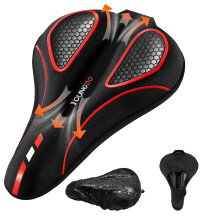 YOUNGDO Bike Seat Cover with Waterproof and Dustproof Protector, Soft Comfortable,Suit for Narrow Wide Bicycle Saddle, Shock Absorbing, Gel Seat