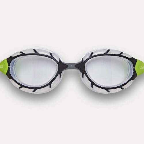 Zoggs Zoggs Unisex Adult's Predator Goggles, Black/Lime/Clear, One Size 1