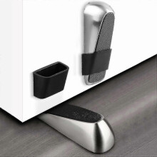 Strongest Door Stopper (2 Pack) Heavy Duty Door Stop Wedge with 2 Door Stoppers Wall