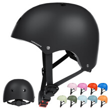KORIMEFA Kids Bike Helmet with Pads Toddler Helmet for 2-13 Years Old Boys Girls 47-56cm Head Adjustable with Safety Protection Gear for Skateboard