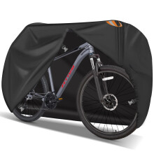 Zettum Bike Cover for 1 Bikes - Stationary Bike Covers for Outside Storage Waterproof Outdoor & Heavy Duty, 600D PU Coating Bicycle Covers for 1 Bike