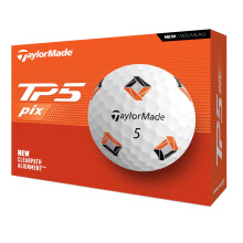 TaylorMade TM24 TP5 pix Golf Balls 12 Ball Pack White