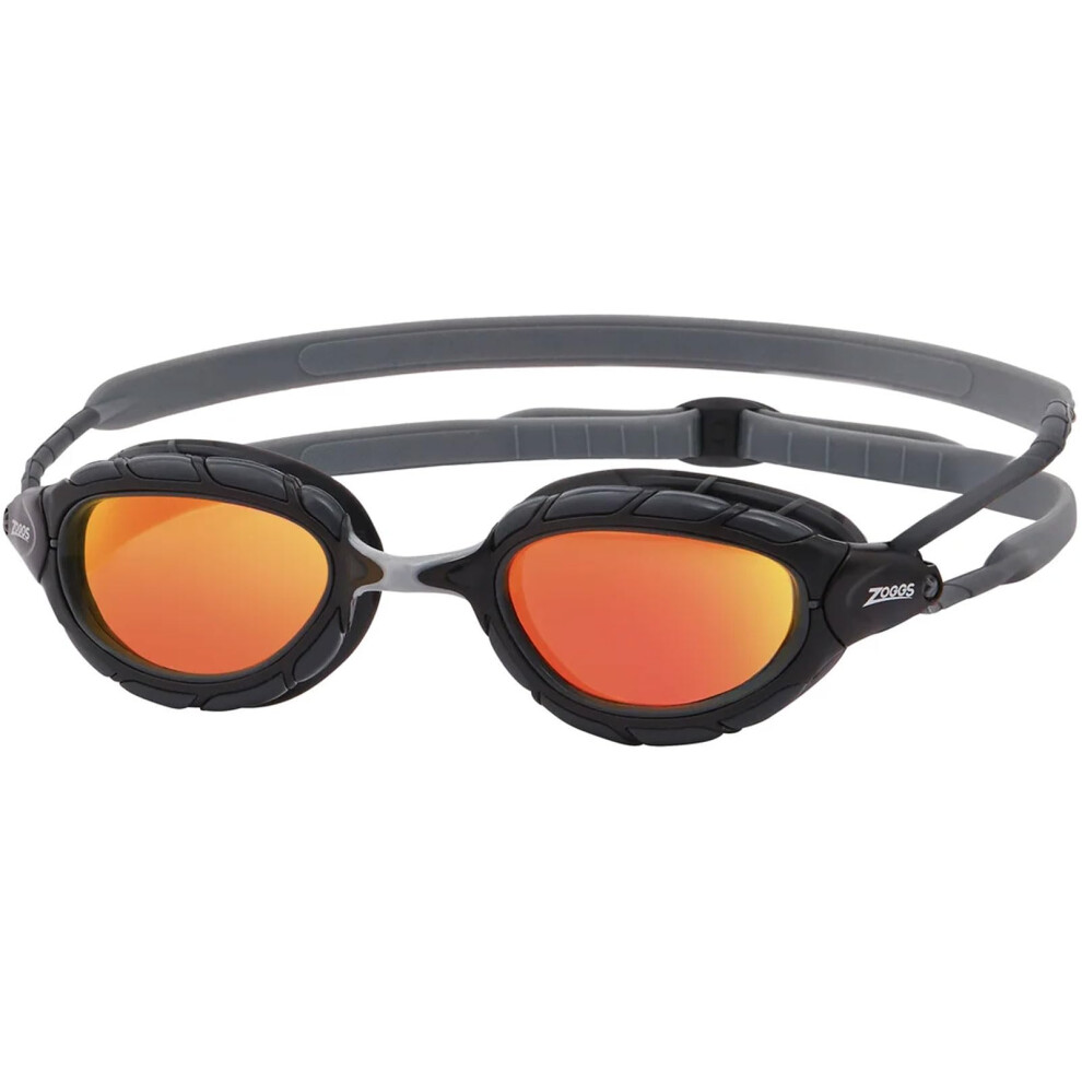 Zoggs Predator Titanium Flex Goggles, Uv Protection Swim Goggles, Quick Adjust Swim Goggle Straps, Fog Free Adult Swim Goggle Lenses, Goggle,