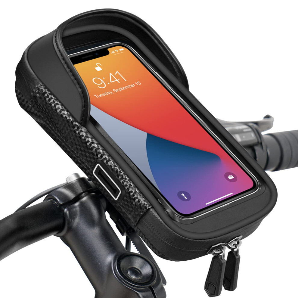 Vitalismo Bike Phone Holder Waterproof - Phone Holder For Bike 360? Rotation, Cycling Handlebar Bag, Motorbike Mount For Iphone 15Pro 5051221104782
