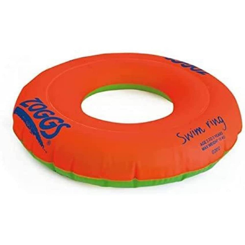 Zoggs Kids Swim Ring, Pool Float, 3-6 Years Orange