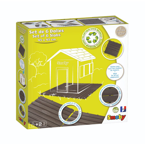 Smoby Playhouse Slabs, Accessory, 6 Included 2