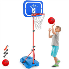 GILIKOKO Kids Basketball Hoop for Todders at Age 3-8 Portable Adjustable 3.6-6.2ft Outdoor Indoor Basketball Goal Net Birthday/Easter for Small