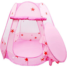 Tech Traders ? Princess Pop Up Playhouse, Play Tent, Play Tent Castle Foldable Popup Balls House for Baby Toddler Girls (Pink,47 * 35 Inch)