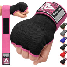 RDX Gel Boxing Hand Wraps Inner Gloves, Quick 100cm Long Wrist Straps, Elasticated, Padded Fist Hand Protection, Muay Thai MMA Martial Arts Punching