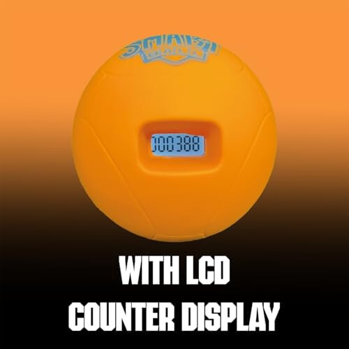 Smart Ball 1002 Kick Tracker Keepie Uppie Counter, Orange, Small 2